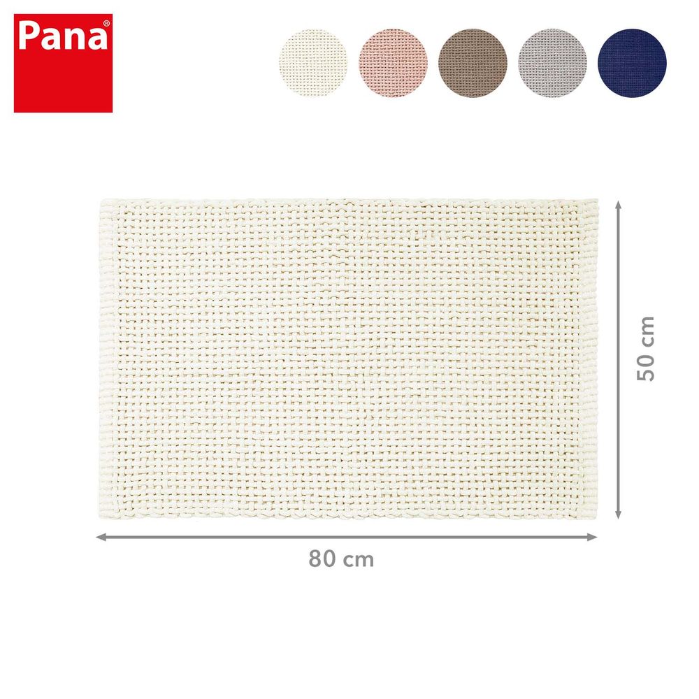 Badematte Baumwollmischgewebe Weiß Öko-Tex Standard 100