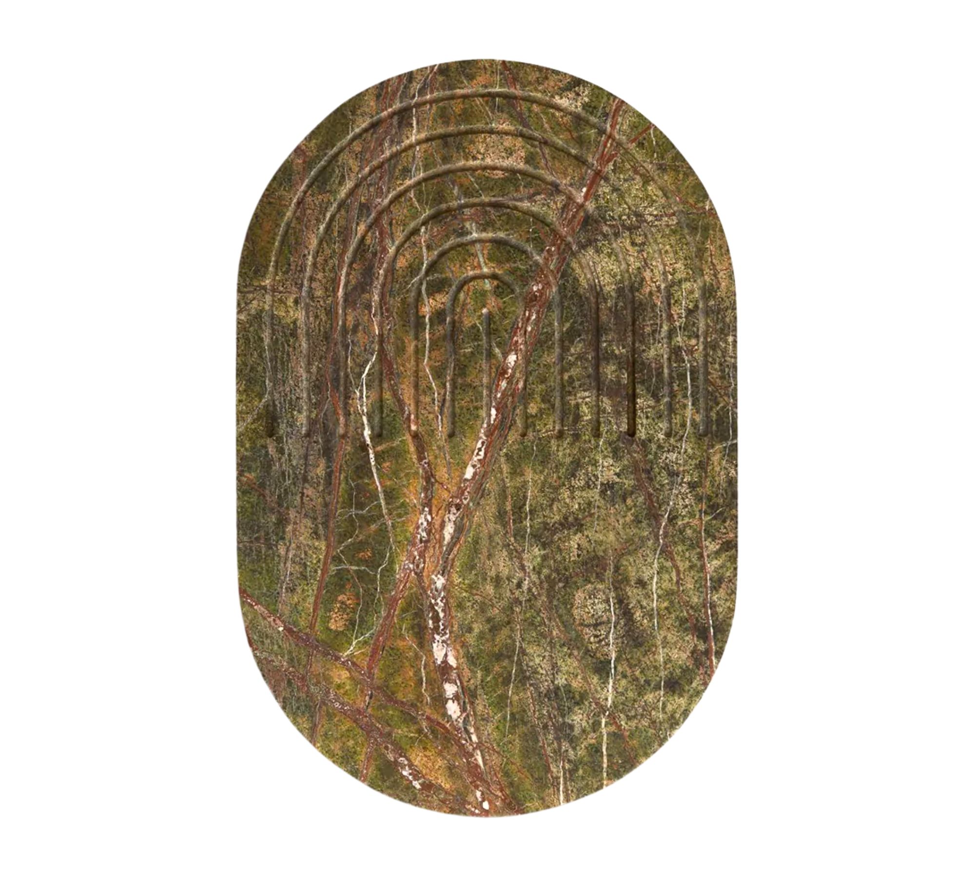 Tom Dixon Servierplatte Rock Marmor (Oval)