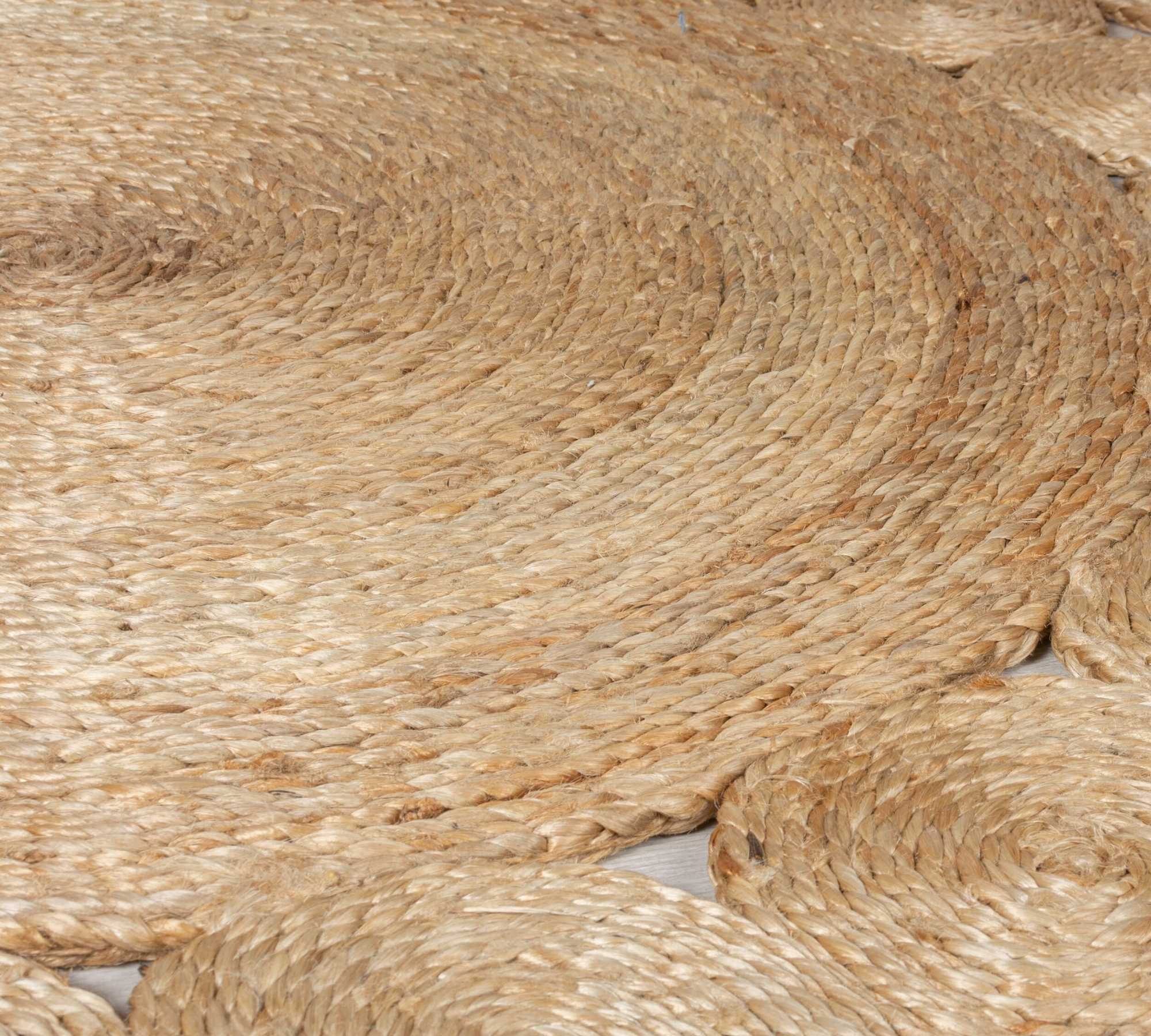 Jute-Teppich Arya Handgewebt Natur 150x150