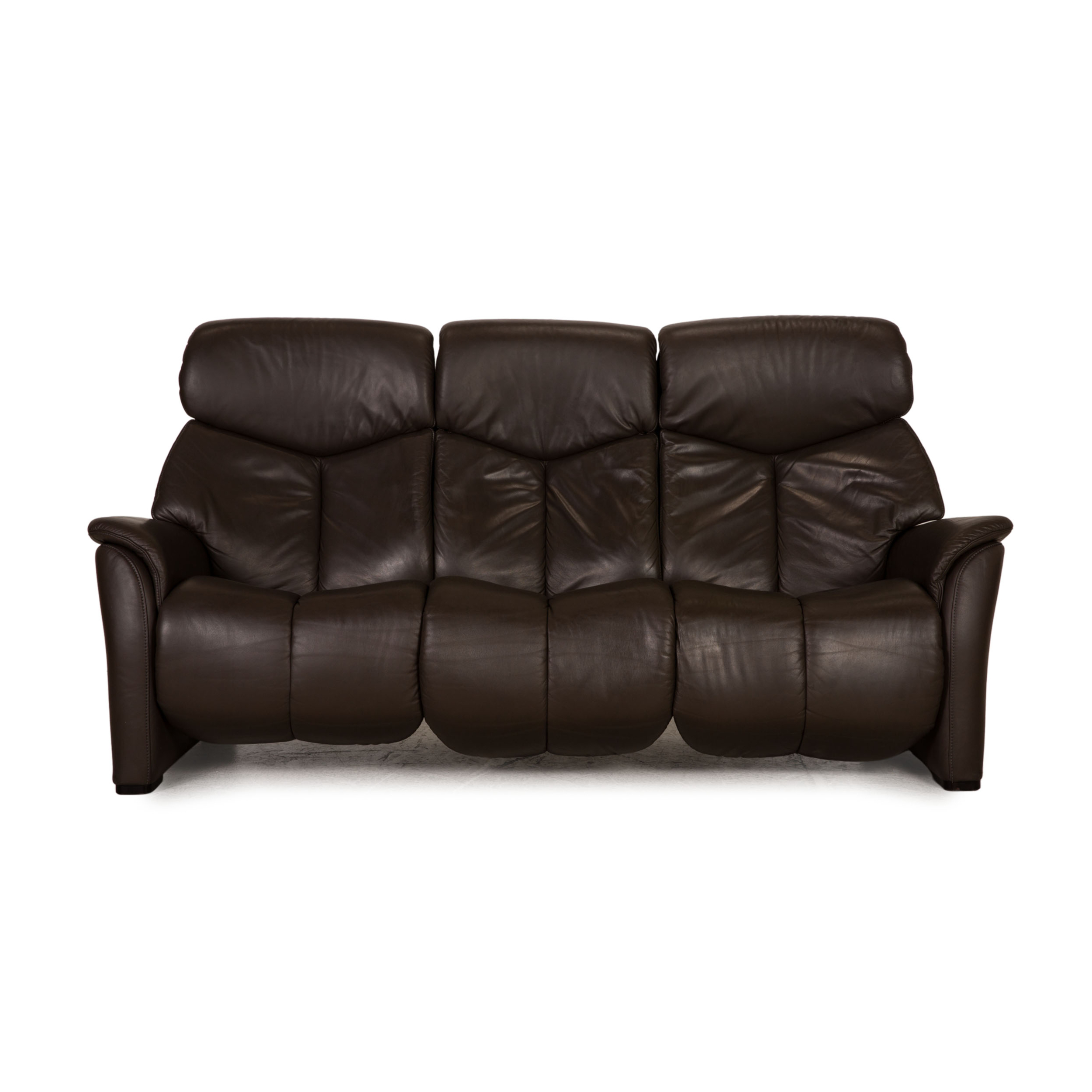 Sofa 3-Sitzer Leder Braun