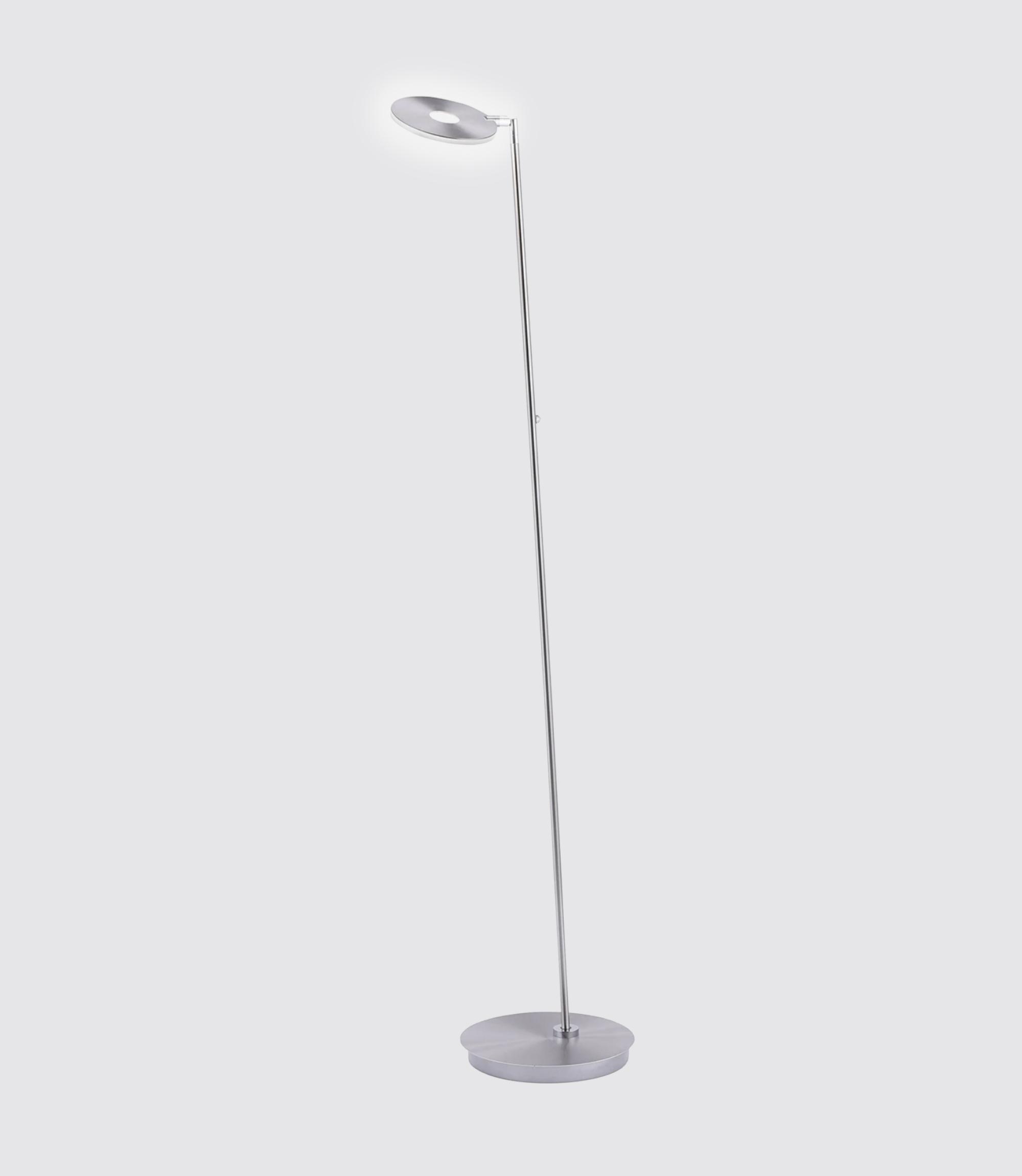 LED-Stehleuchte Silber