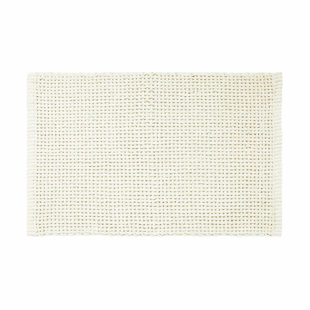 Badematte Baumwollmischgewebe Weiß Öko-Tex Standard 100 0