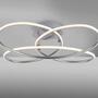 LED-Deckenleuchte Edelstahl Acrylglas Silber 4