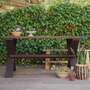 Gartentisch aus massivem Pinienholz   2