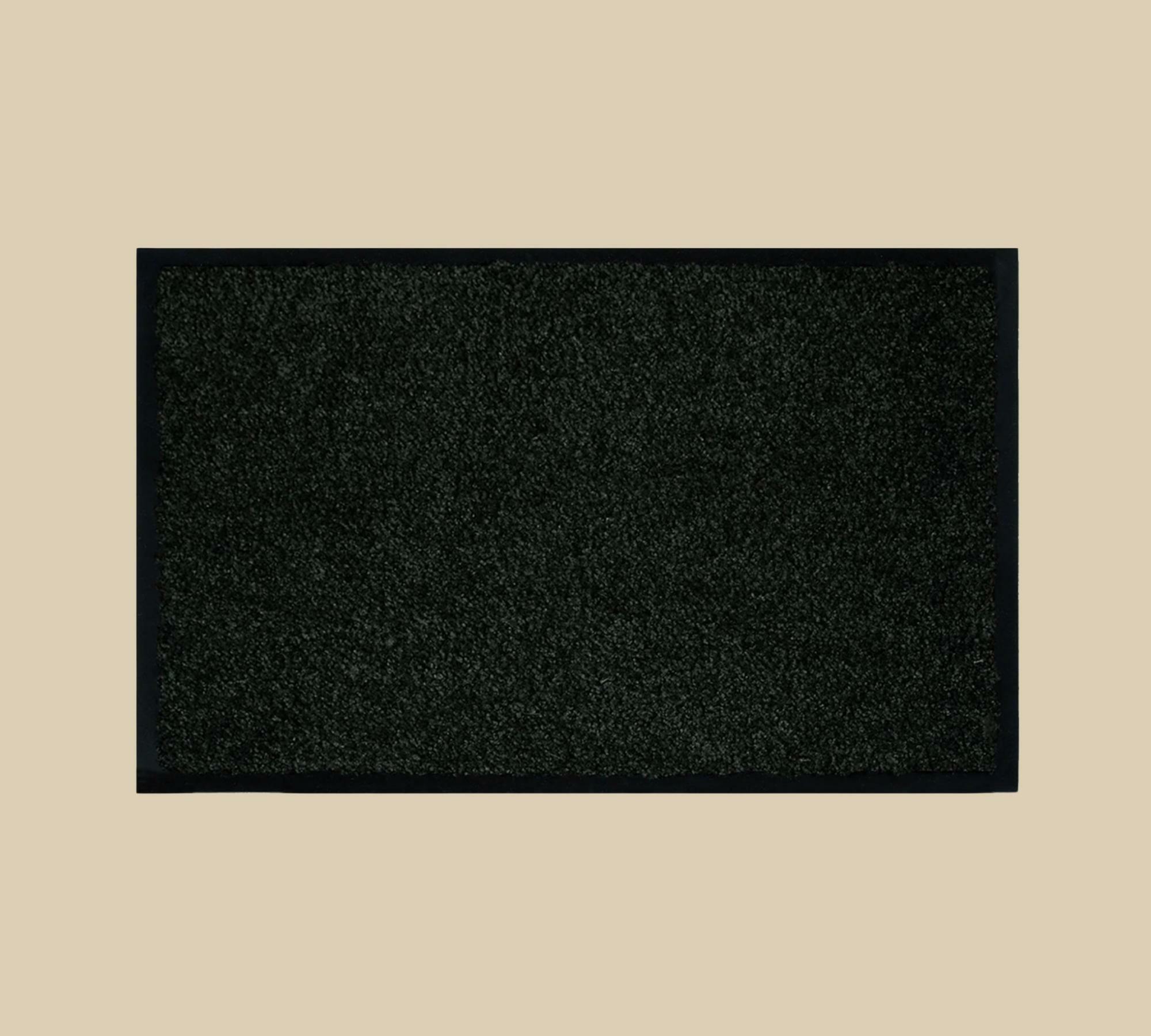Türvorleger Mischgewebe Schwarz 90 x 150 0