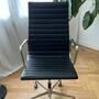 Eames Aluminium Chair EA 119 Leder Höhenverstellbar 3