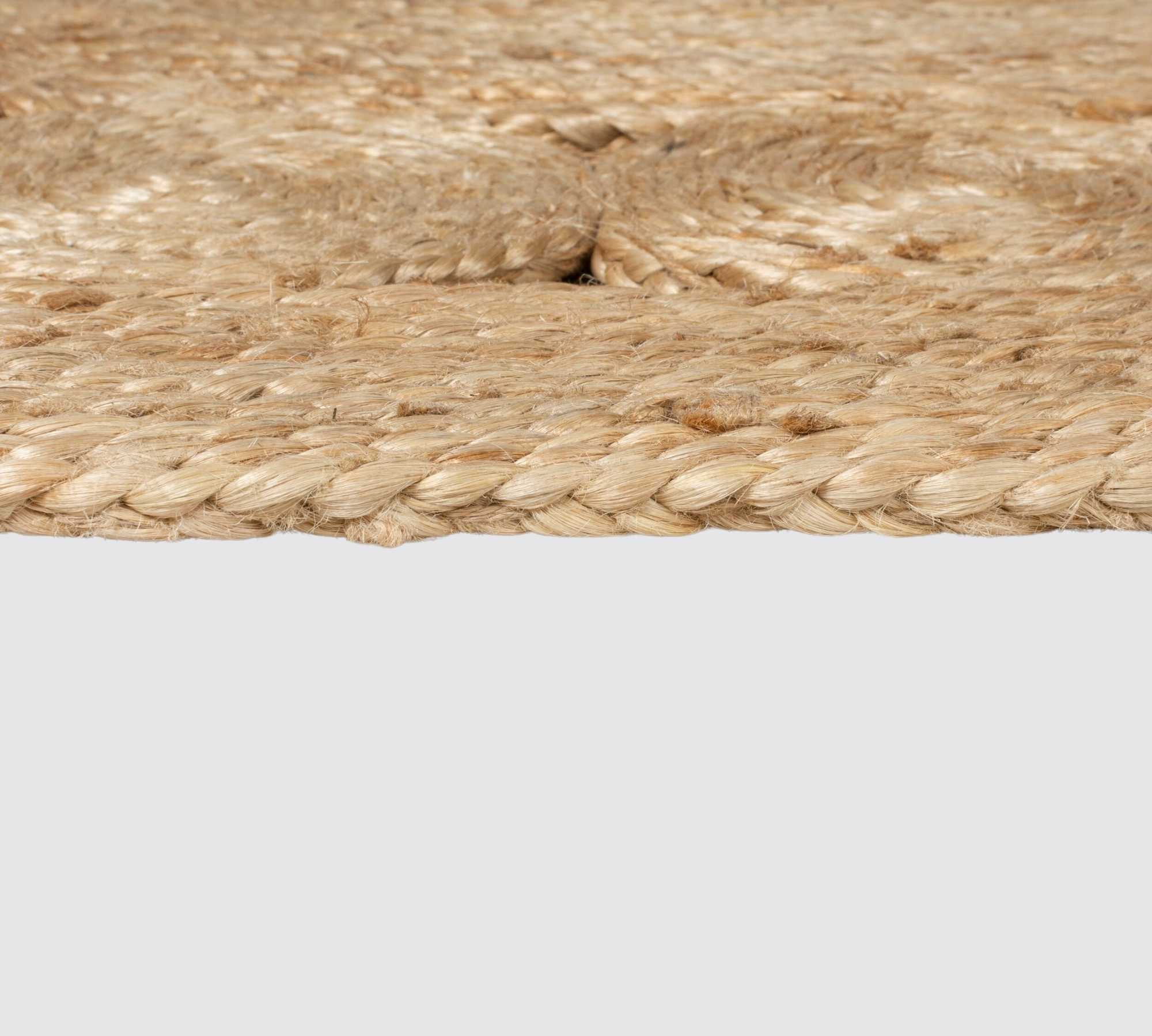 Jute-Teppich Arya Handgewebt Natur 150x150 3