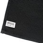 Leichte Decke aus Waffelpiqué 100% Baumwolle Schwarz Single 2