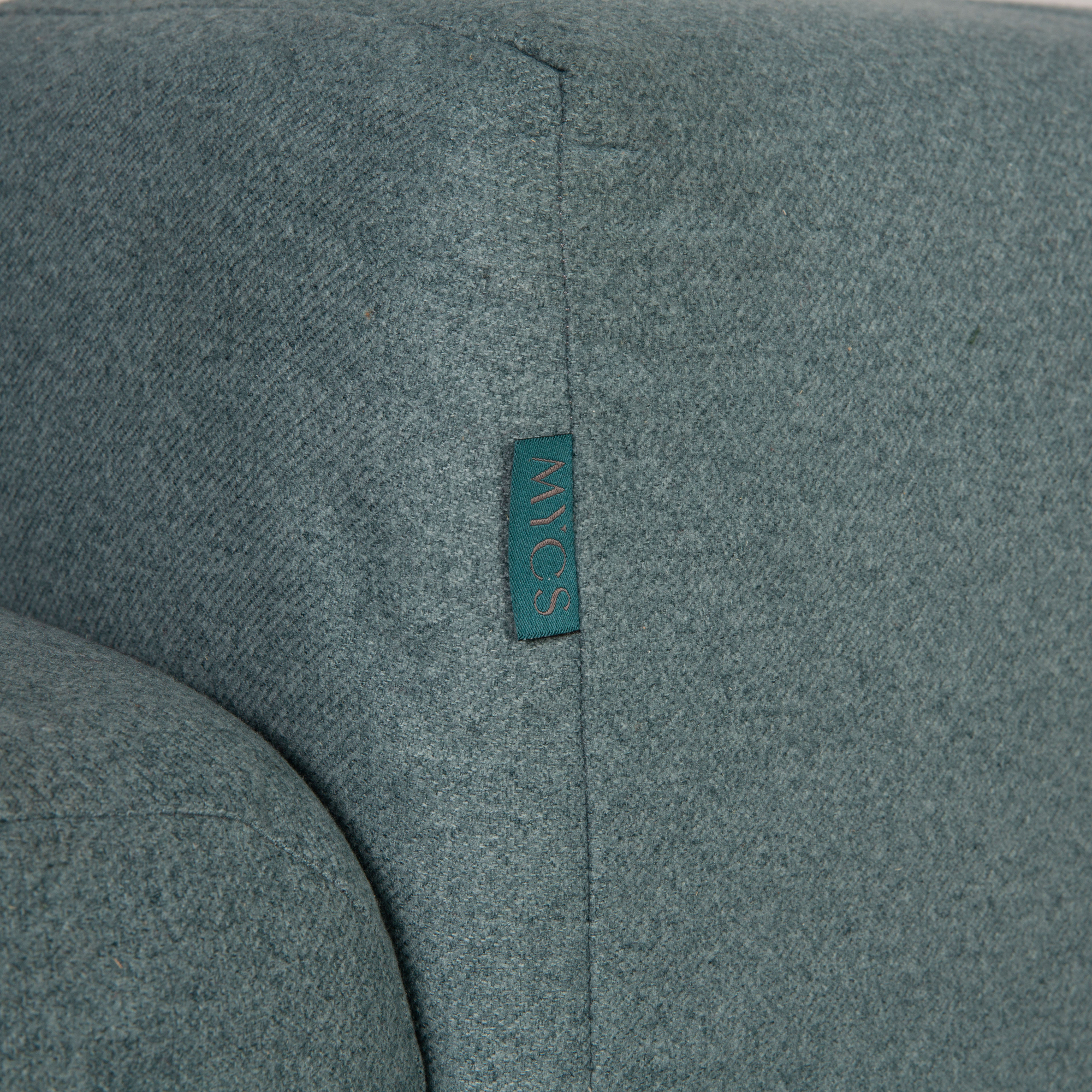 Pyllow Couch 3-Sitzer Webstoff Mint 4