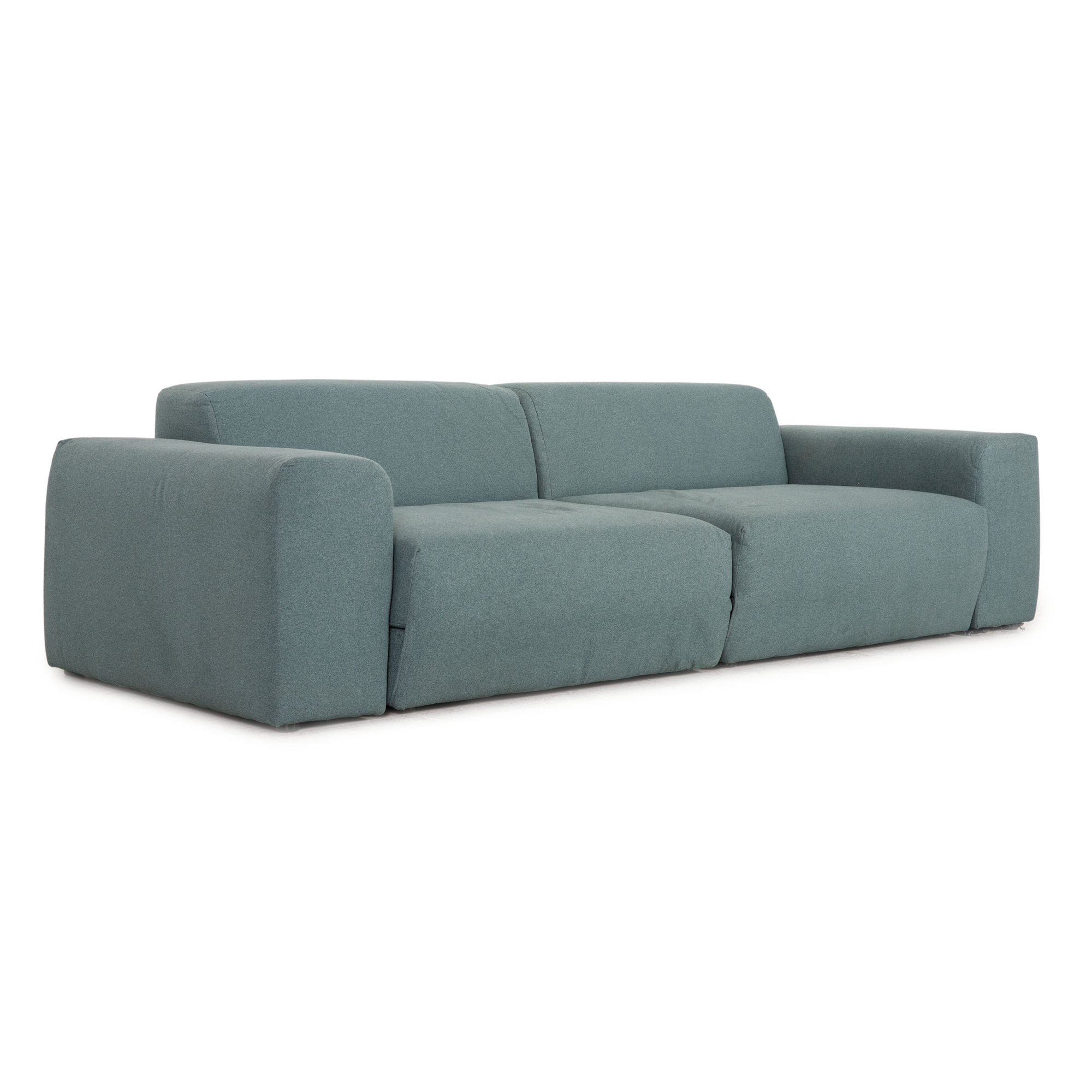 Pyllow Couch 3-Sitzer Webstoff Mint 5