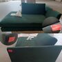 Astha 3-Sitzer Sofa Récamiere Links Velour Lux Dark Green 6