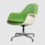 Eames Loose Cushion Armchair Grün 1
