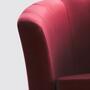 Picpus 2-Sitzer Sofa Samt Rot 4