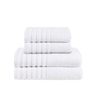 4-tlg. Handtuch-Set aus Baumwolle Weiß 0